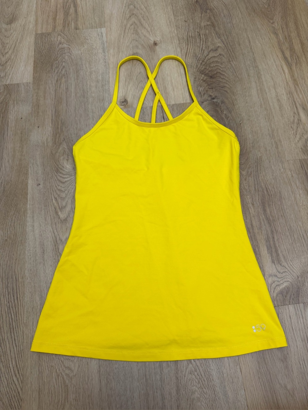 Splits59 Yellow Crisscross-Strap Tank Top